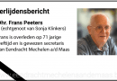 overlijdensbericht Frans Peeters